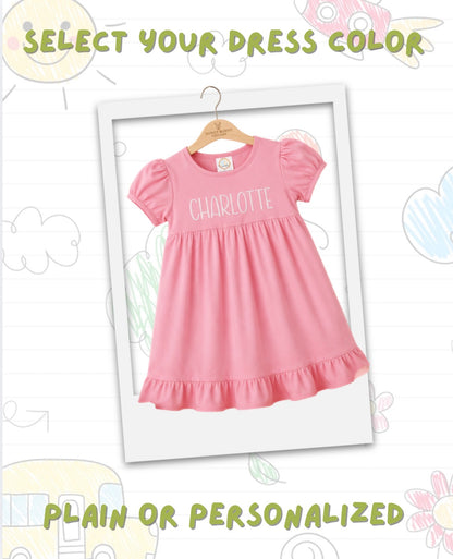 Pencil Name Empire Waist Dress