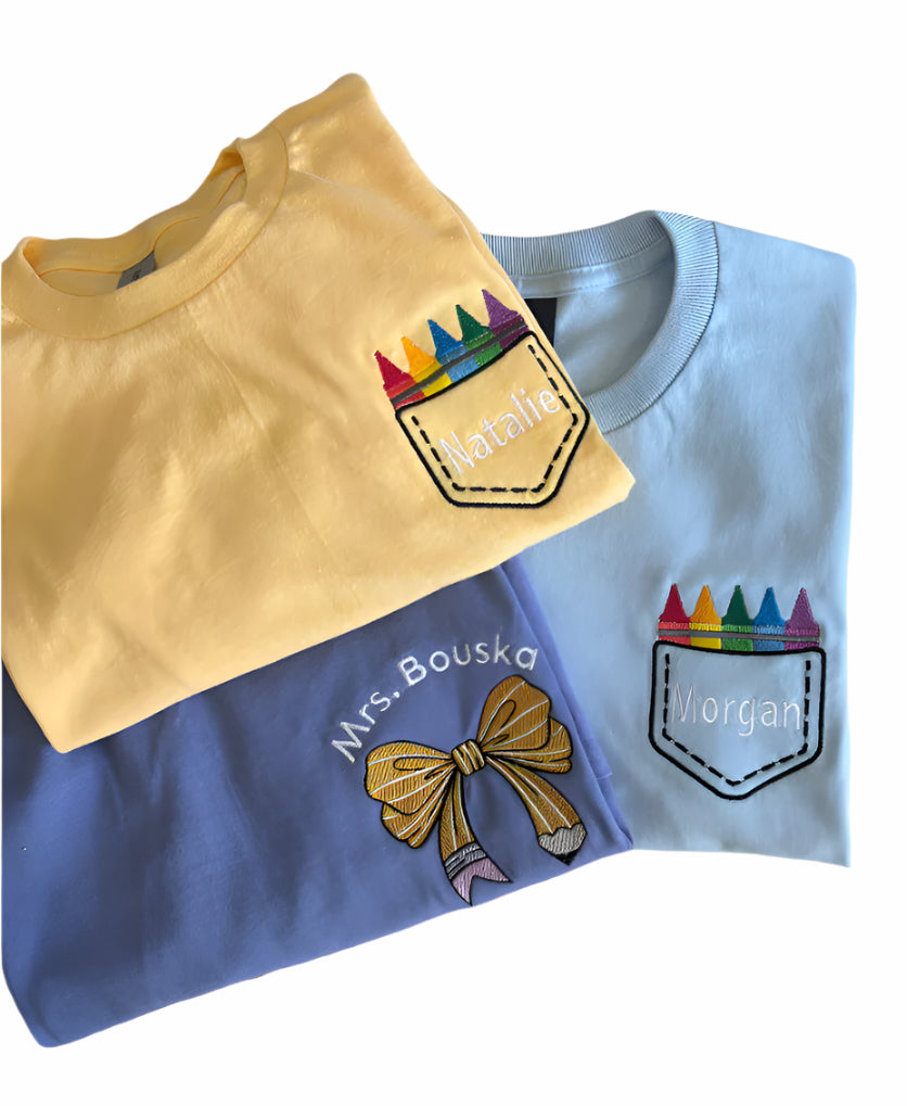 Crayon Faux Pocket Tee