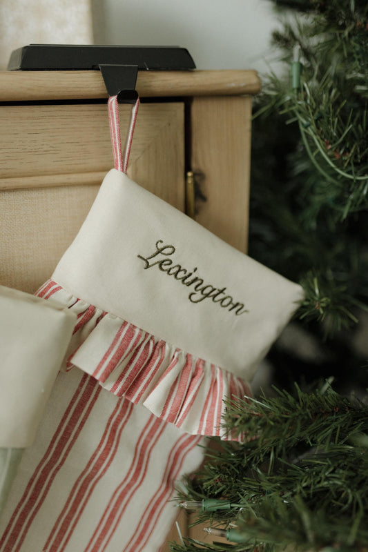 Personalized Christmas Stocking Embroidery | Customer-Provided Stocking