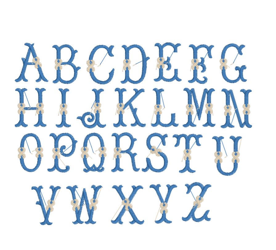 Forever Love Monogram Tea Towel