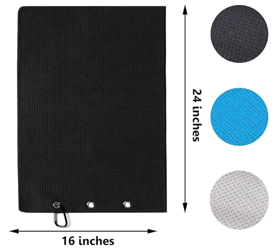 Golf Towel w/ Hoop and Loop