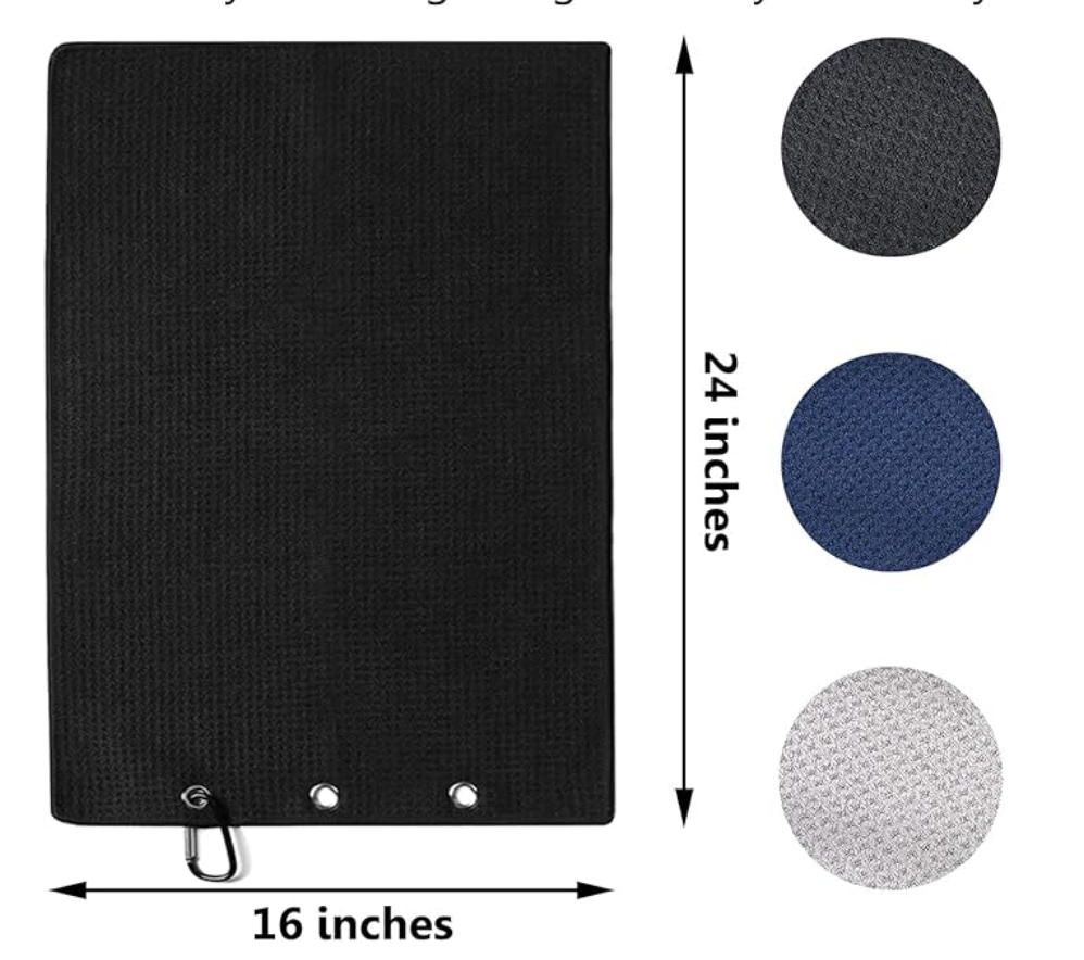 Golf Towel w/ Hoop and Loop