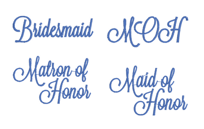 Bridal Party Embroidered Crewneck