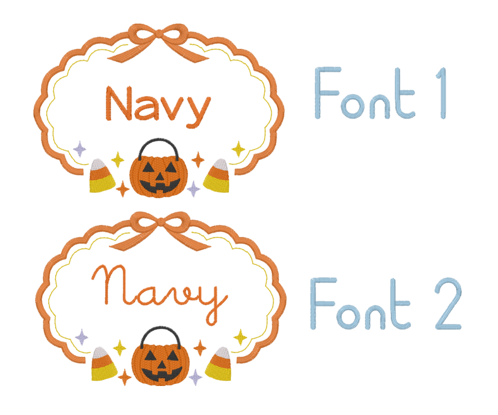 Pumpkin Candy Corn Crest Tee