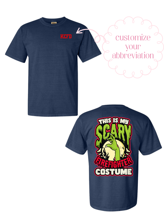 Rising Zombie Firefighter Tee