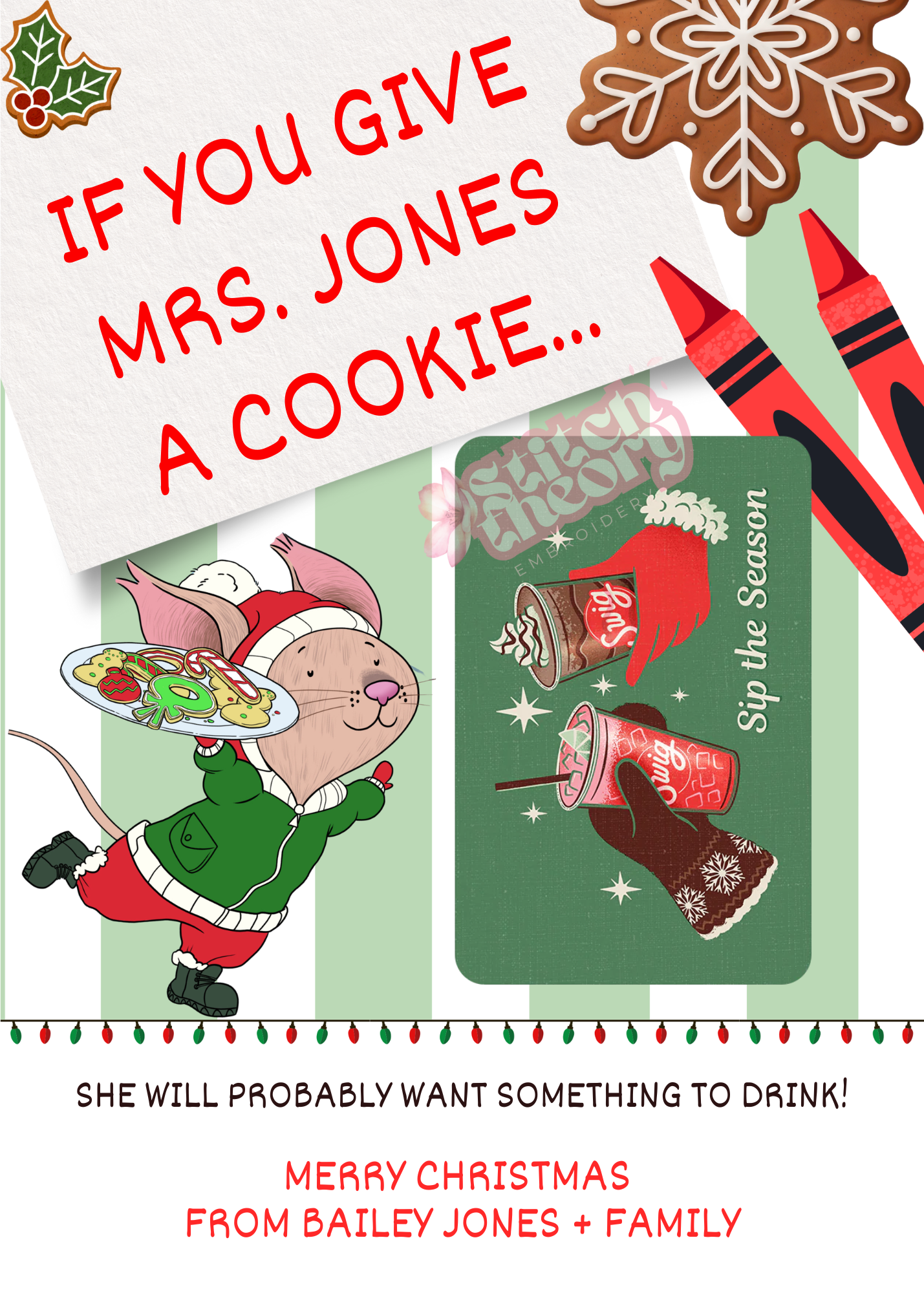 Holiday Cookie Digital Download