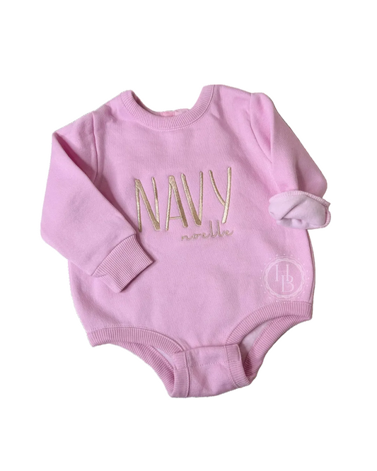 Classic Duo Name Fleece Bubble