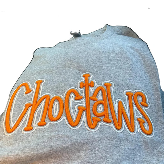 Choctaws Team Mascot School 3D Puff Outline
