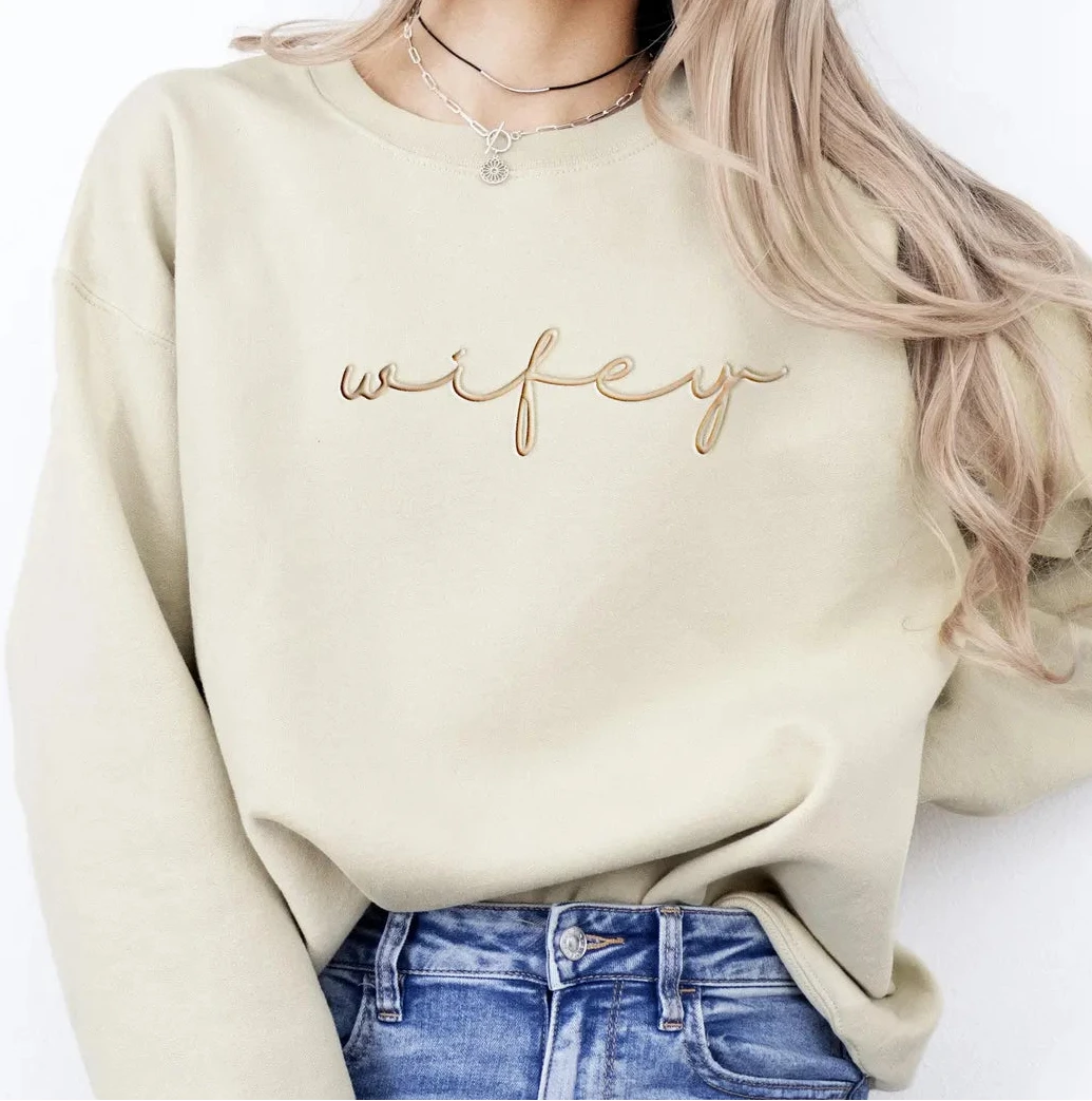 Bridal Snuggle Script Pullover | Custom Name