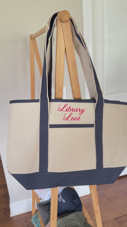 Library Loot Jumbo Tote