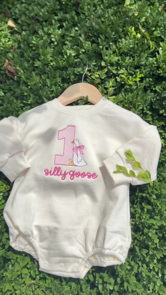 1 Silly Goose Bubble Romper