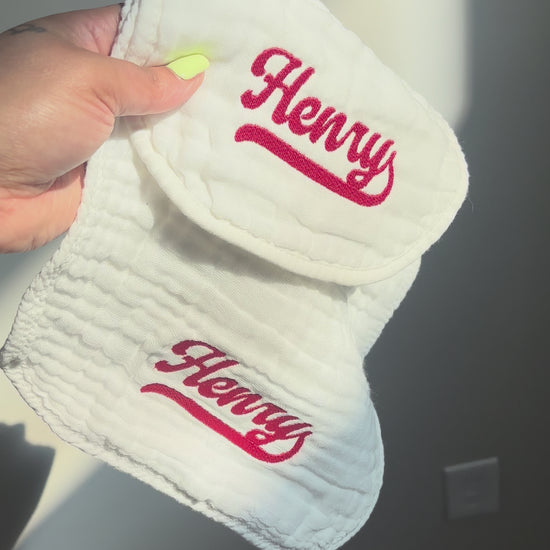 custom baseball baby embroidery baby shower gift