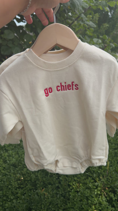 Go Chiefs Little Fan Bubble